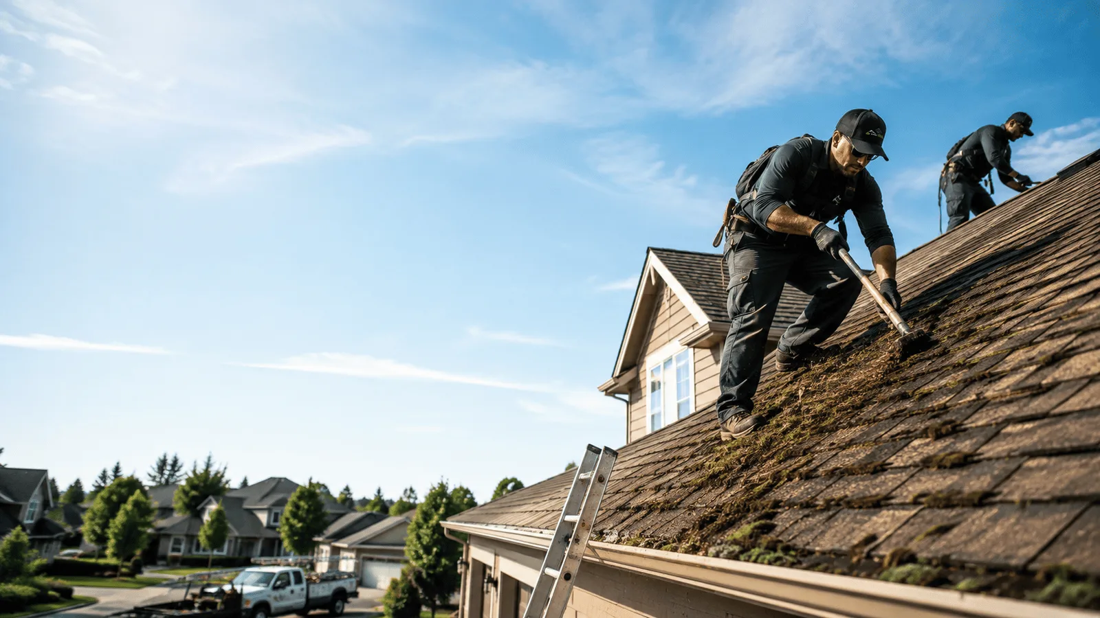 Roof Moss Removal in Scandinavia, WI near me